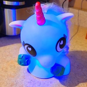 Unicorn LED Night Light Color Changing Heart & Star Hooves